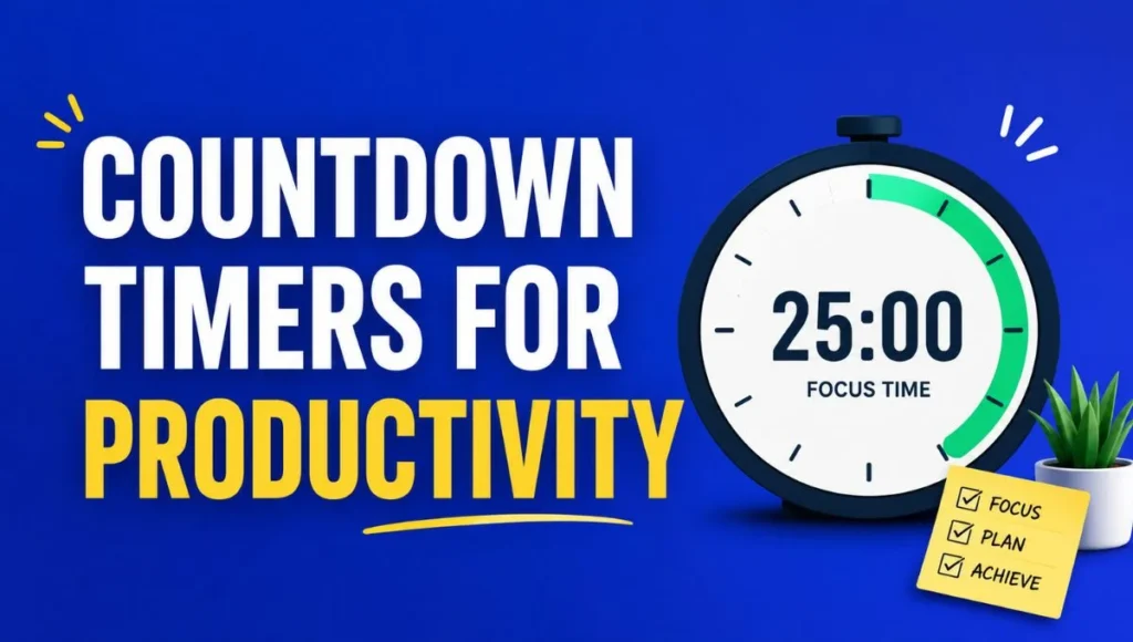 Countdown Timers for Productivity