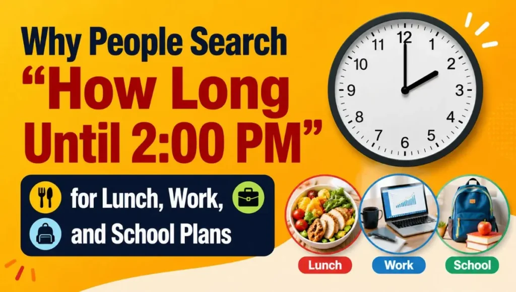 Why People Search "How Long Until 2:00 PM" for Lunch, Work, and School Plans