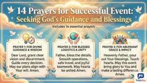 14 Prayers for Successful Event: Seeking God's Guidance and Blessings