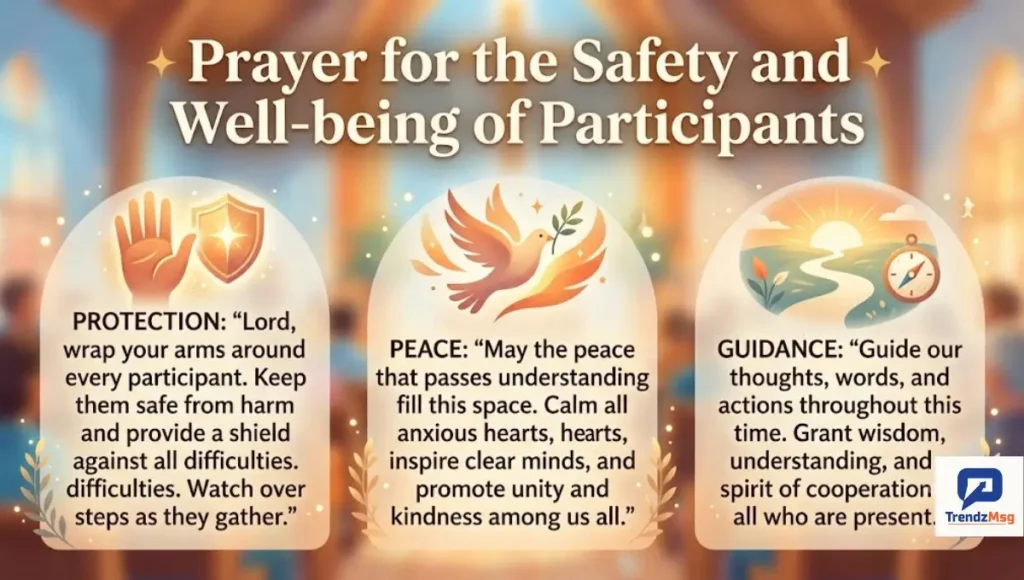 Prayer for the Safety and Well-being of Participants