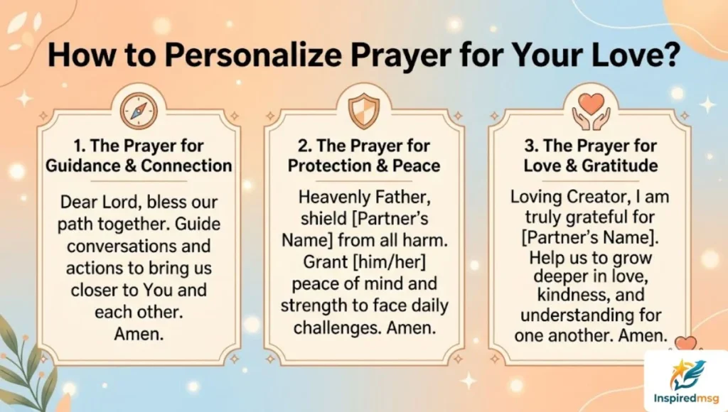 How to Personalize Prayer for Your Love?