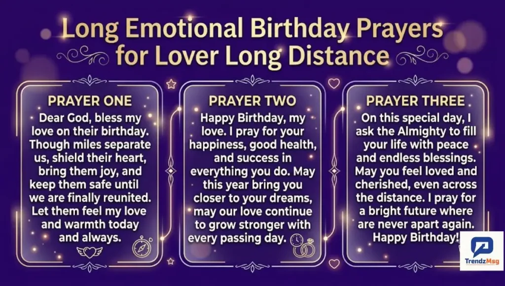 Long Emotional Birthday Prayers for Lover Long Distance