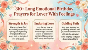 310+ Long Emotional Birthday Prayers for Lover With Feelings