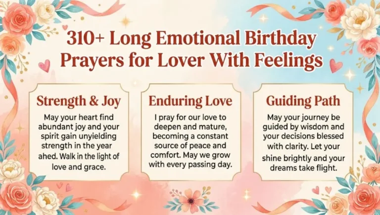 310+ Long Emotional Birthday Prayers for Lover With Feelings
