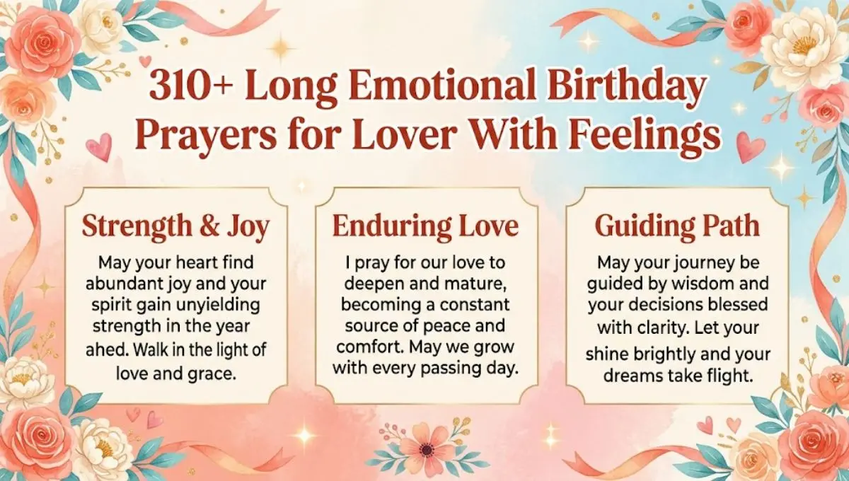 310+ Long Emotional Birthday Prayers for Lover With Feelings