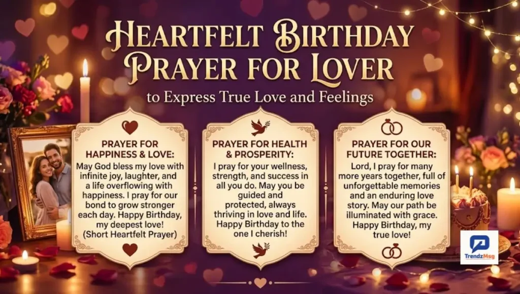 Heartfelt Birthday Prayer for Lover to Express True Love and Feelings