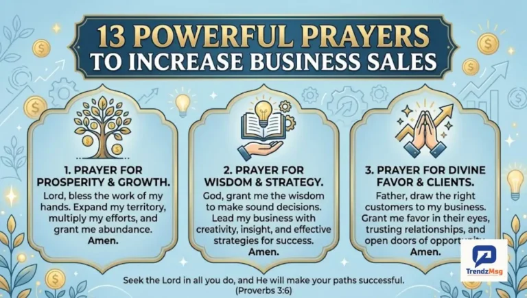 13 Powerful Prayers to Increase Business Sales