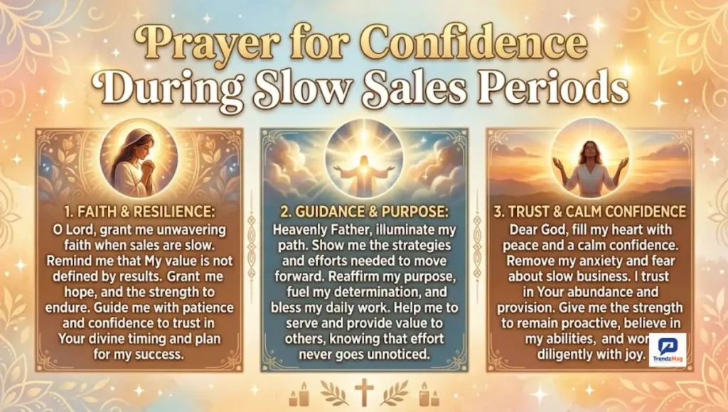 Prayer for Confidence During Slow Sales Periods