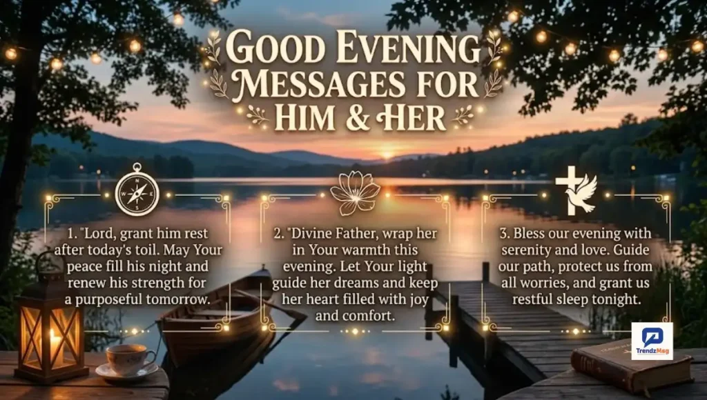 Good Evening Messages for Him & Her