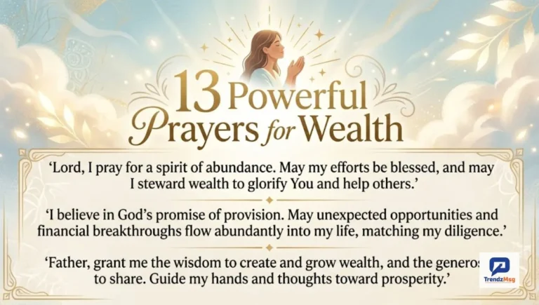 13 Powerful Prayer for Wealth