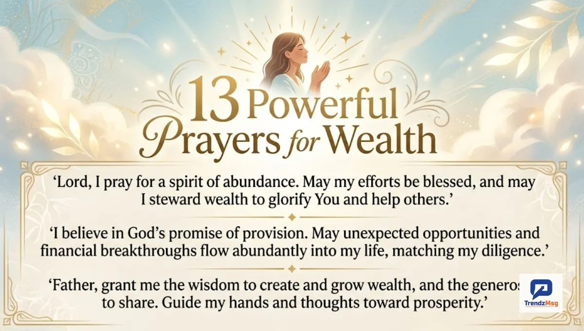 13 Powerful Prayer for Wealth