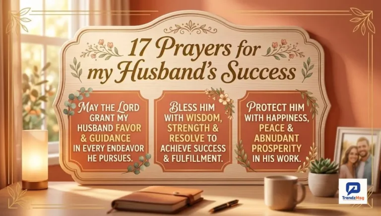 17 Prayers for My Husband Success