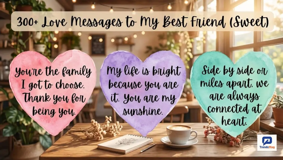 300+ Love Messages to My Best Friend (Sweet)