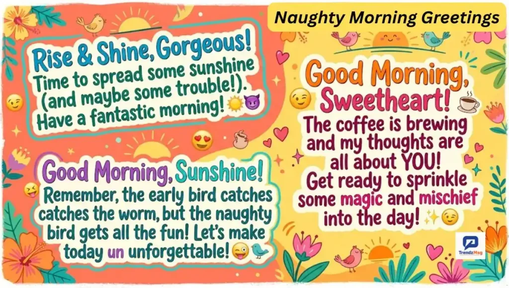 Naughty Morning Greetings