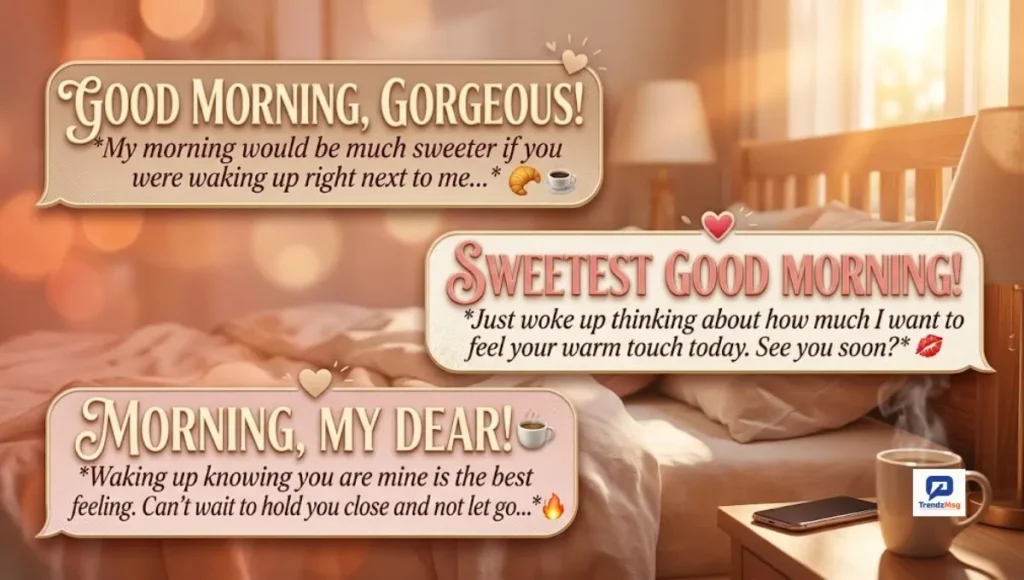 Sweet but Suggestive Good Morning Texts