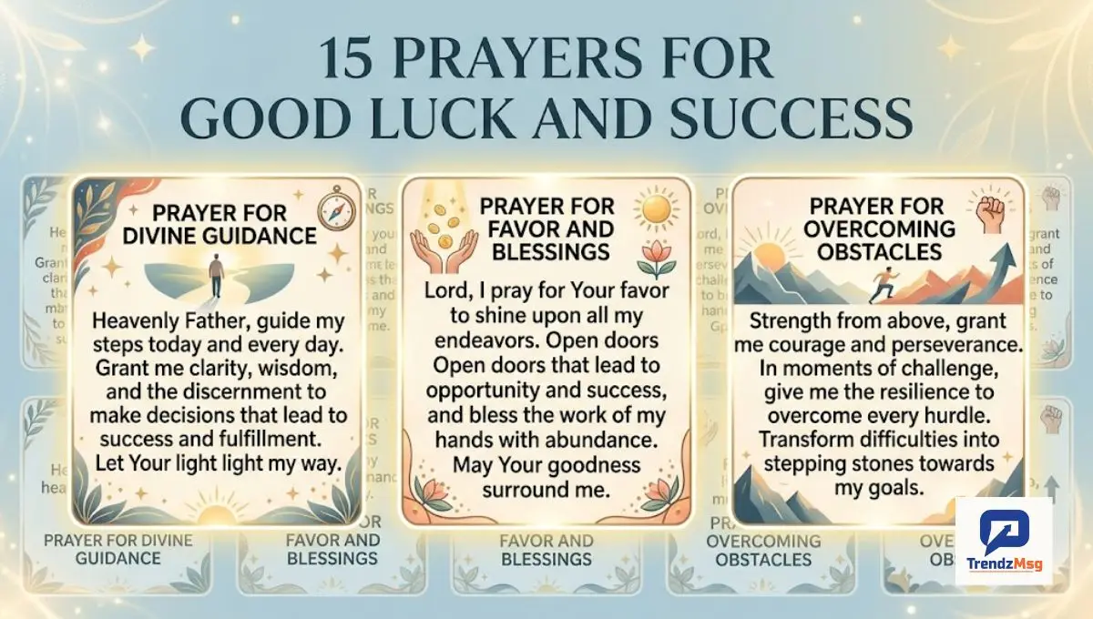 15 Prayers for Good Luck and Success