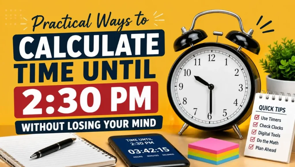 Practical Ways to Calculate Time Until 2:30 PM Without Losing Your Mind