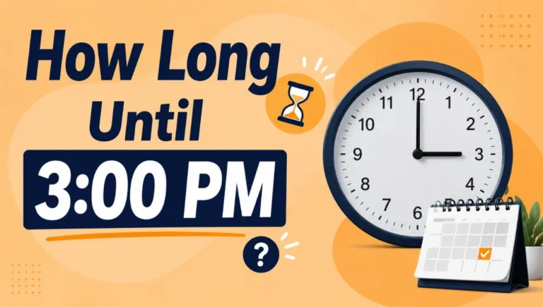 How Long Until 3:00 PM