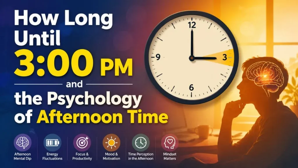 How Long Until 3:00 PM and the Psychology of Afternoon Time