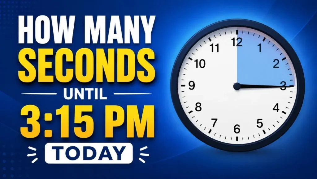 How many seconds until 3:15 PM today