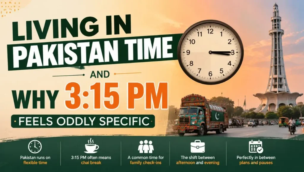 Living in Pakistan time and why 3:15 PM feels oddly specific
