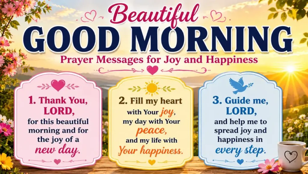 Beautiful Good Morning Prayer Messages for Success and Favor